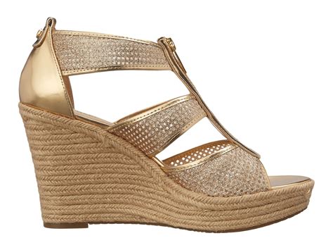 Michael michael kors damita wedge pale gold 